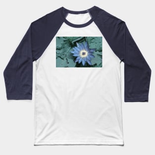 Blue waterlily Baseball T-Shirt